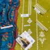 3 Pcs women's unstitched Embroidered suit - Image 2