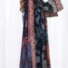 3 Pcs women's unstitched printed suit - Image 2