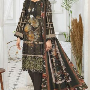 chic green suit with Embroidered suit 3 pcs
