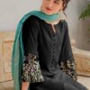 3 Pcs women's unstitched Embroidered suit - Image 2