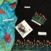 3 Pcs women's unstitched Embroidered suit - Image 3