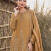 3 Pcs women's unstitched Embroidered suit - Image 2