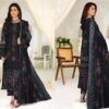 3 Pcs women's unstitched Embroidered suit - Image 2