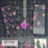 3 Pcs women's unstitched Embroidered suit - Image 3