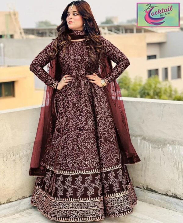 3 Pcs women's stitched Printed suit