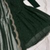 3 Pcs women's stitched Embroidered maxi suit - Image 2