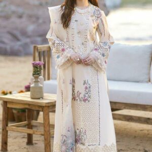 3 Pcs women's unstitched Embroidered suit