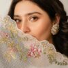 3 Pcs women's unstitched Embroidered suit - Image 4