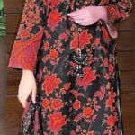 3 Pcs women's stitched Printed suit