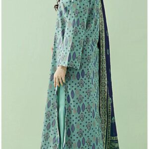 3 Pcs women's unstitched printed suit