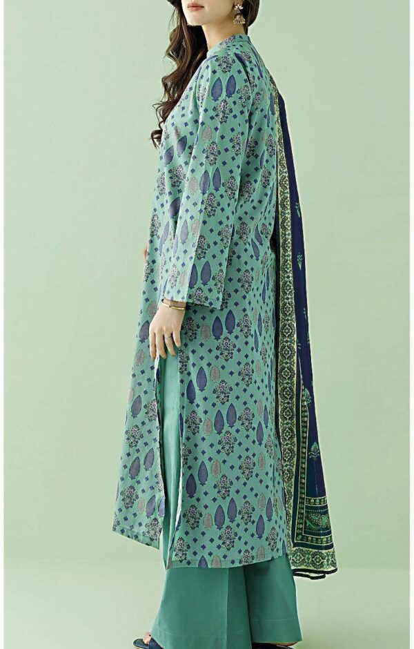 3 Pcs women's unstitched printed suit
