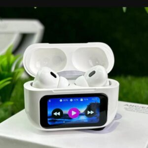 White Noise-Cancelling Earbuds With Smart Touch