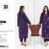 2 Pcs Women's Unstitched Embroidered Suit - Image 4