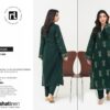 2 Pcs Women's Unstitched Embroidered Suit - Image 5