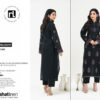 2 Pcs Women's Unstitched Embroidered Suit - Image 3