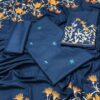 3Pcs Women Unstitched Embroidered Suit - Image 2