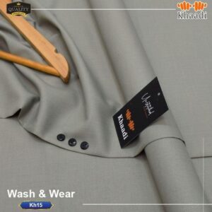Men's Unstitched Wash & Wear Plain Suit