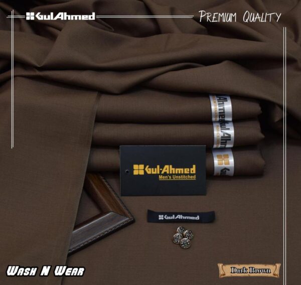 Men's Unstitched Wash & Wear Plain Suit (Premium Quality)