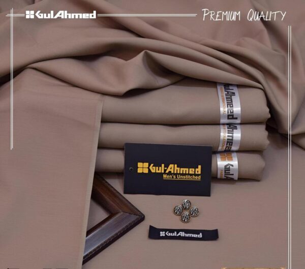 Men's Unstitched Wash & Wear Plain Suit (Premium Quality)