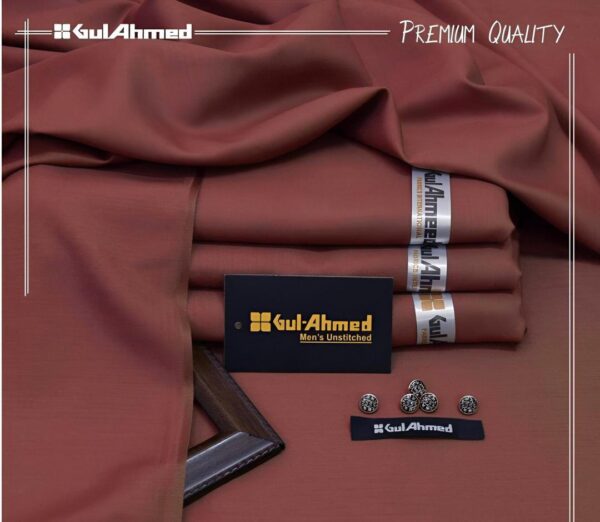 Men's Unstitched Wash & Wear Plain Suit (Premium Quality)