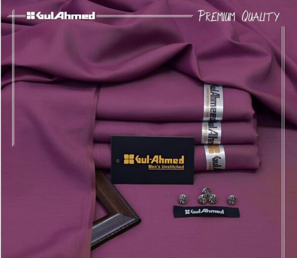 Men's Unstitched Wash & Wear Plain Suit (Premium Quality)
