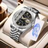 Men's non machenical Quartz log watch fashion causual High End High Value - Image 4