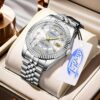 Men's non machenical Quartz log watch fashion causual High End High Value - Image 3