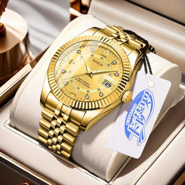 Men's non machenical Quartz log watch fashion causual High End High Value - Image 6