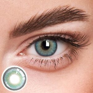Aqua Blue Eye lens