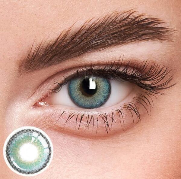 Aqua Blue Eye lens