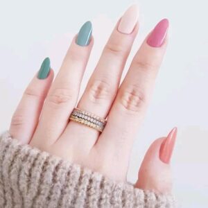 6 PCs Quick Dry Resists Peeling Nail Polish- Professional Quality For Smooth Coverage