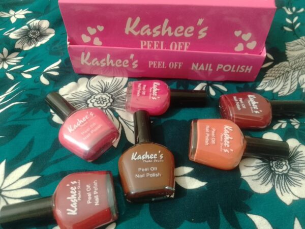 6 PCs Quick Dry Resists Peeling Nail Polish- Professional Quality For Smooth Coverage - Image 2