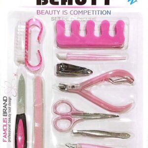 Manicure and Pedicure Kit, Set Of 11