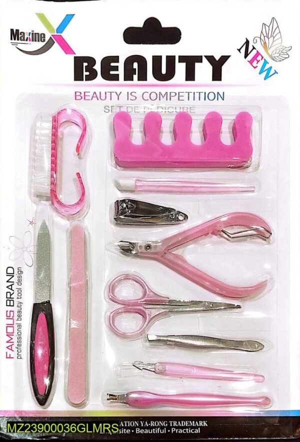 Manicure and Pedicure Kit, Set Of 11