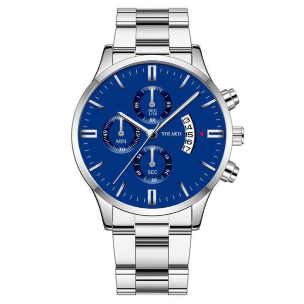 Business Fashion 3 eyes Six needle Calendars Men's Watches - Image 4