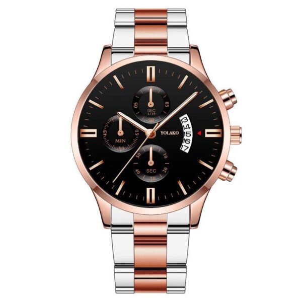 Business Fashion 3 eyes Six needle Calendars Men's Watches - Image 7