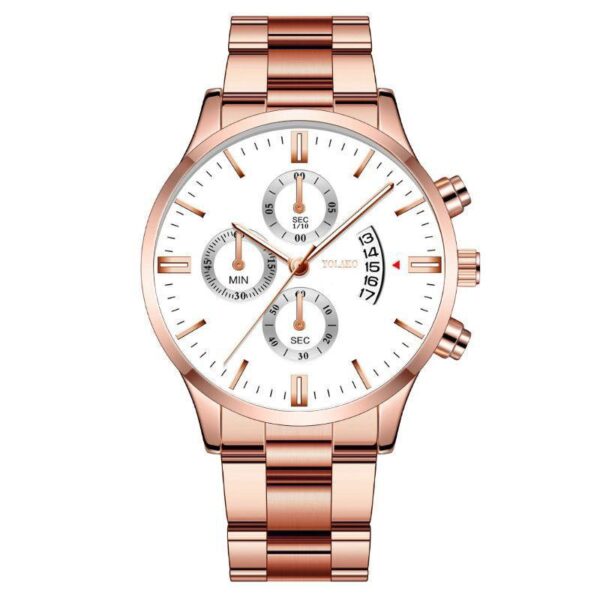Business Fashion 3 eyes Six needle Calendars Men's Watches - Image 6
