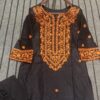 2 PCs Women's Stitched Embroidered shirt & Trouser - Image 3