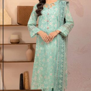 3 PCs Women's UnStitched Printed Suit
