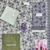 3 PCs Women's UnStitched Printed Suit - Image 2