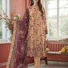 3 PCs Women's UnStitched Printed Embroidered Suit - Image 3