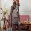 3 PCs Women's UnStitched Embroidered Suit - Image 2