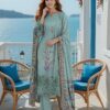 3 PCs Women's UnStitched Printed Suit - Image 2