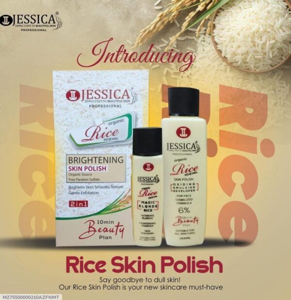 2 in 1 Rice Skin Polish for a Glowing skin
