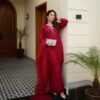 3 PCs Women's stitched lace work Suit - Image 2