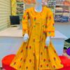 3 PCs Women's stitched Cotton silk Embroidered Suit - Image 2