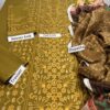 3 PCs Women's UnStitched Embroidered suit - Image 2