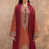 3 PCs Women's UnStitched Embroidered suit - Image 2