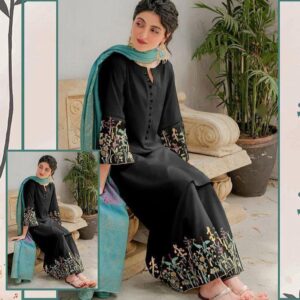 3 PCs Women's UnStitched Lawn Embroidered suit
