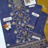 3 PCs Women's UnStitched Embroidered suit - Image 2